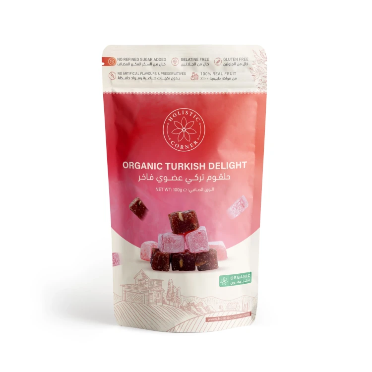 Organic turkish delight 100g