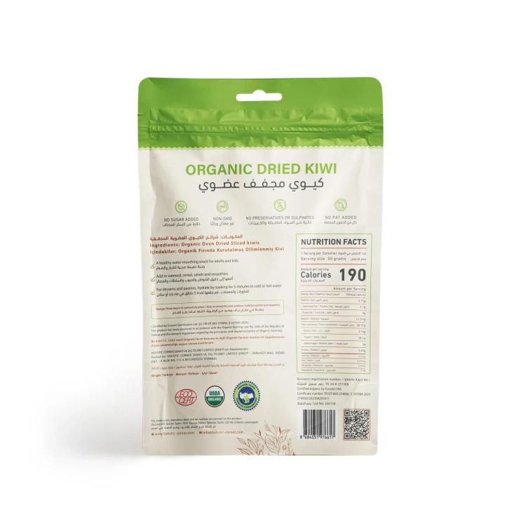 Organic dried kiwi 50g