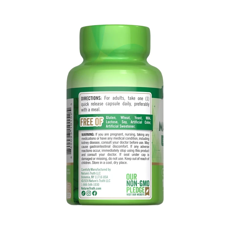 NATURE'S TRUTH Triple Magnesium Complex 100 Capsules