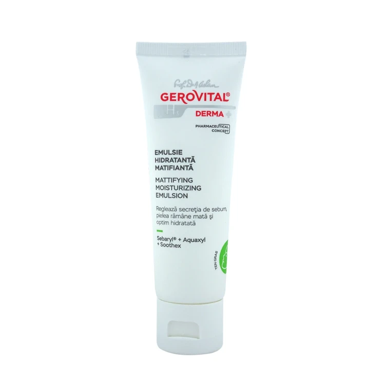 GEROVITAL H3 DERMA Mattifying Moisturizing Emulsion Cream 50ML