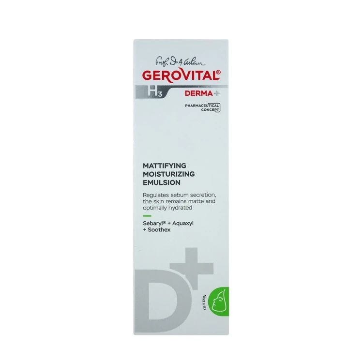 GEROVITAL H3 DERMA Mattifying Moisturizing Emulsion Cream 50ML