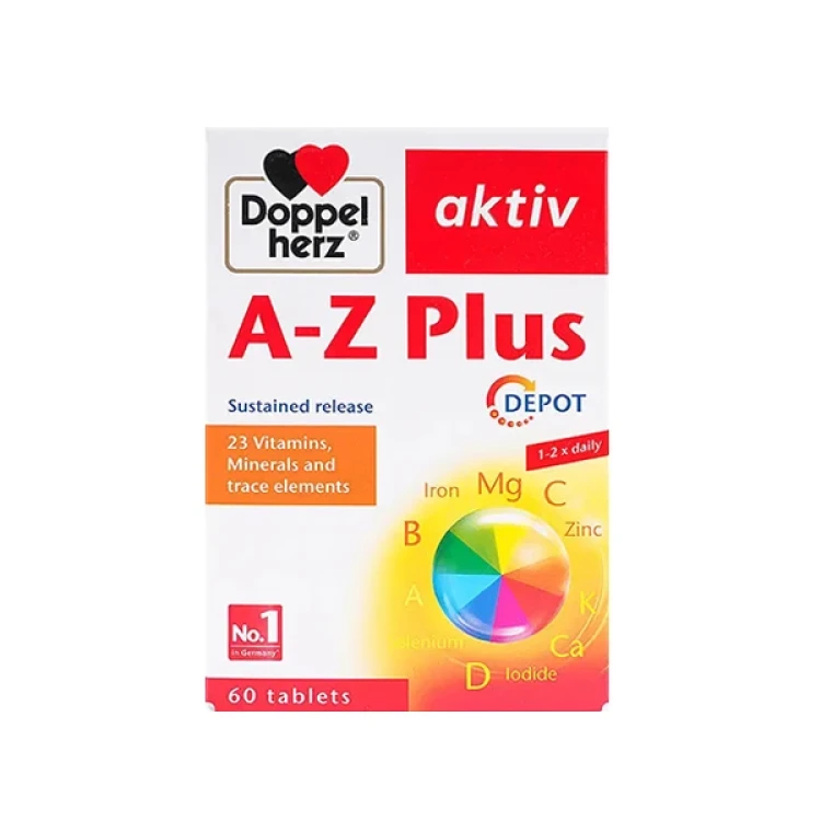 دوبل هيرز أكتيف مكمل غذائي متعدد الفيتامينات 60 حبة