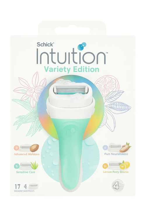 Schick Intuition Variety Edition 4 Blades 1 KIT + 4 Refills