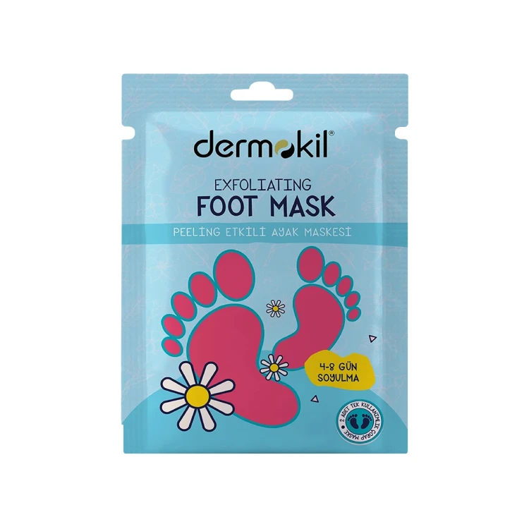 DERMOKIL Exfoliating Moisturizing FOOT MASK 30ml ONE PAIR