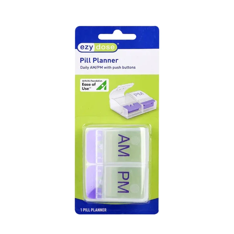 إيزي دوز منظم الحبوب اليومي صباح/مساء