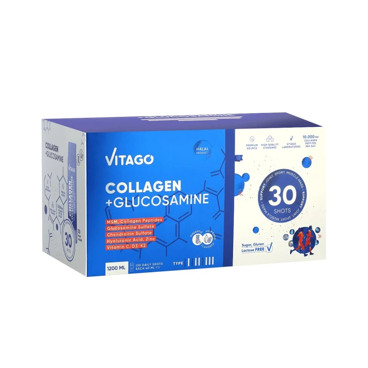 VITAGO Collagen + Glucosamine 30 x 25ml Ampoules