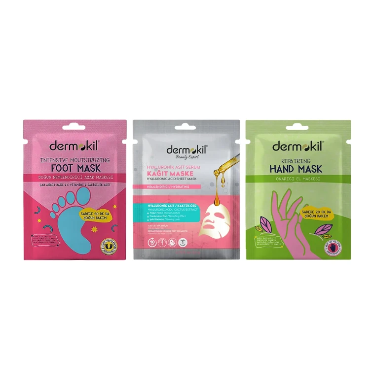 DERMOKIL - HAND - FOOT - Hyaluronic Face - MASKS OFFER