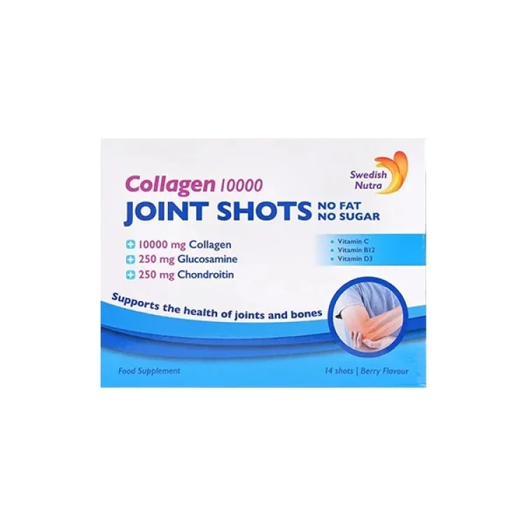 SWEDISH NUTRA Joint Collagen 10,000 Berry Flavour 14 Shots