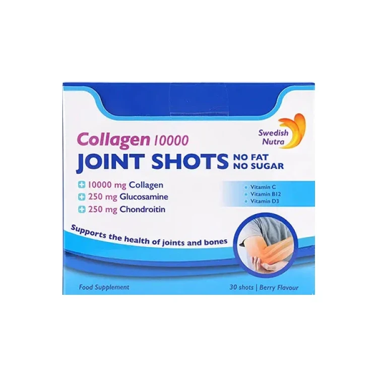 SWEDISH NUTRA Joint Collagen 10,000 Berry Flavour 30 Shots
