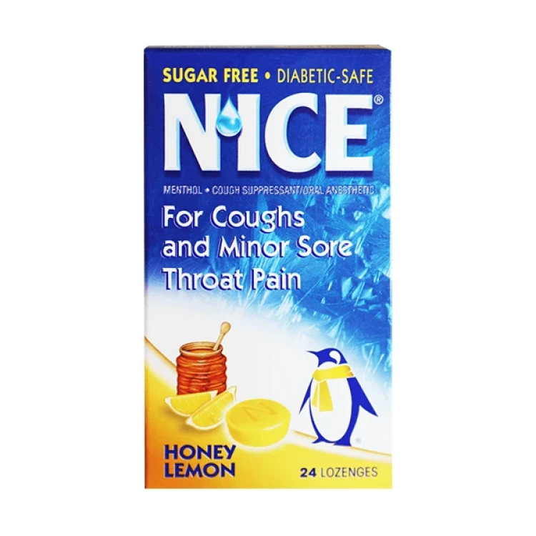 NICE Honey Lemon 24 Lozenges