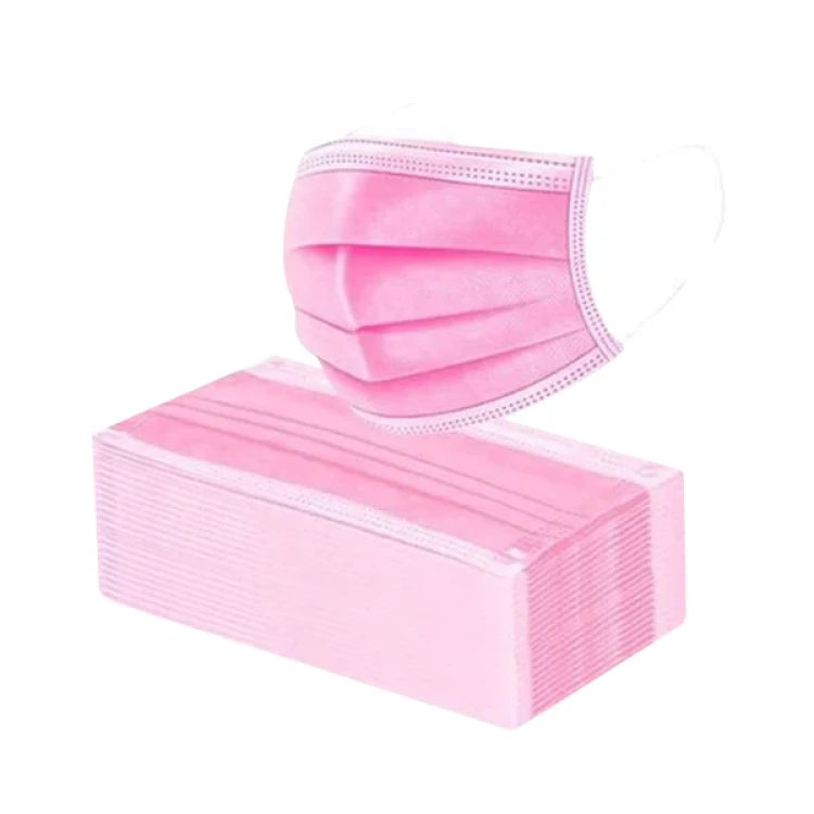 Disposable Face Mask PINK 50's Fadomed