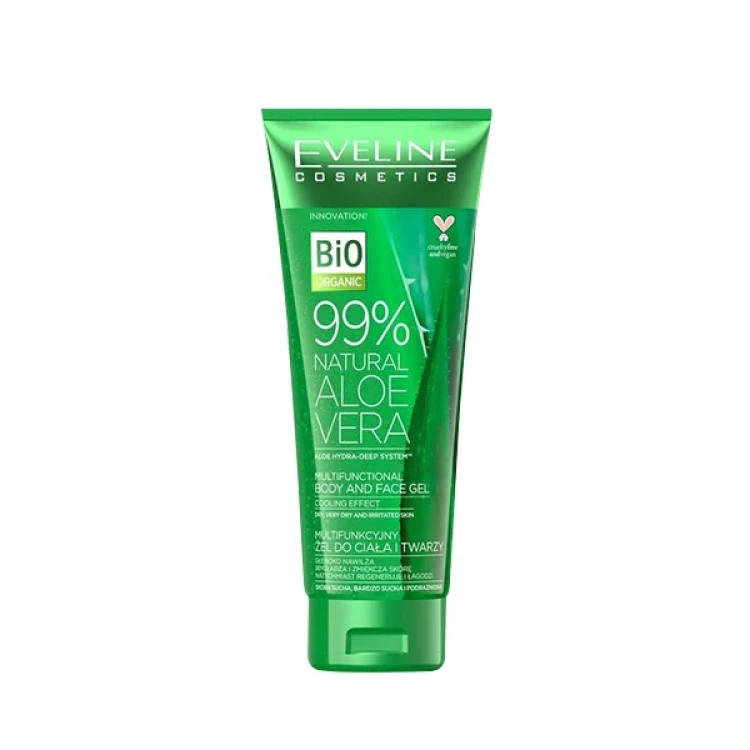 Eveline Natural Aloe Vera 99% Body and  Face Gel 250 ml