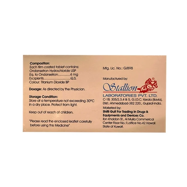 Onstal 4mg FC 10 Tablets