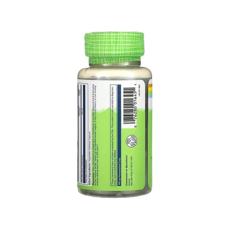 Solaray Vitex 400mg 100 Vegetable Capsules