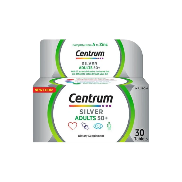 سنتروم سيلفر +50 للبالغين 30 قرص