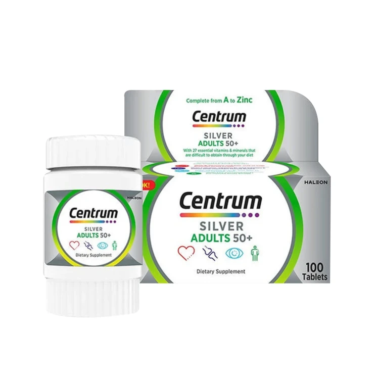سنتروم سيلفر +50 للبالغين 100 قرص