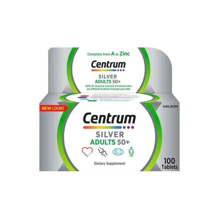 سنتروم سيلفر +50 للبالغين 100 قرص