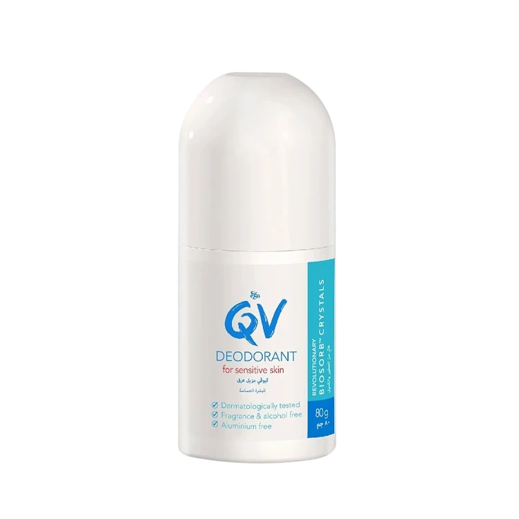 كيوفي مزيل عرق للبشرة الحساسة 80 جم