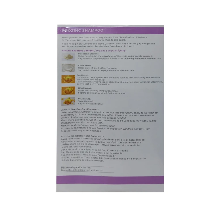 PROZINC SHAMPOO FOR  DANDRUFF  300 ML