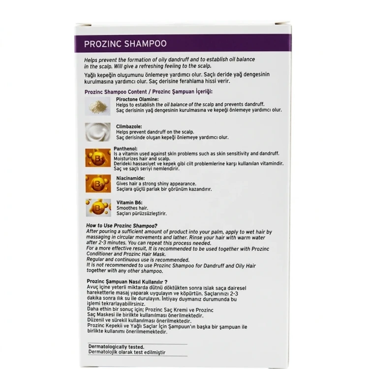 PROZINC SHAMPOO FOR  DANDRUFF 300 ML