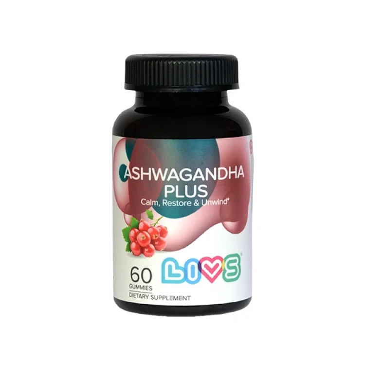 LIVS Ashwagandha PLUS 48 Gummies