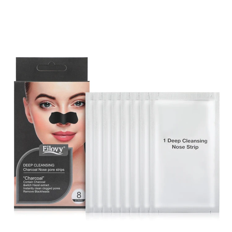 ايلوفي لاصقات مسام الانف بخلاصة الفحم 8 حبات