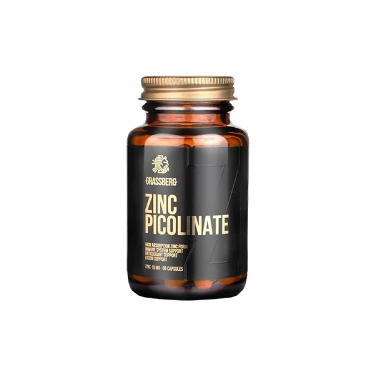 GRASSBERG  ZINC PICOLINATE 15MG 60'S Caps