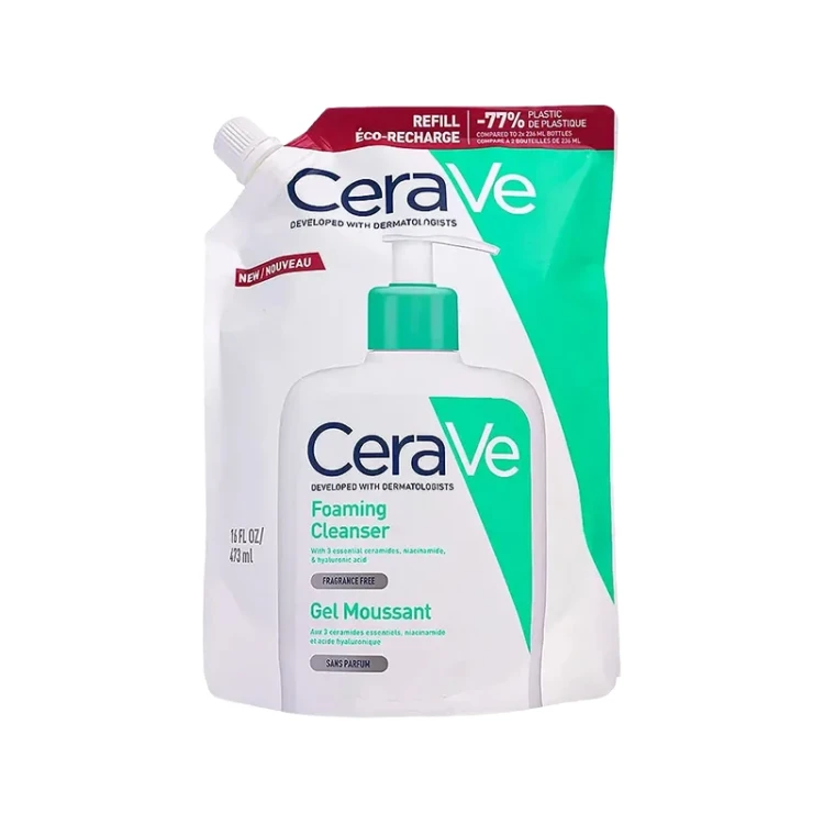 CeraVe Foaming Cleanser Gel Moussant 473ml  Bag