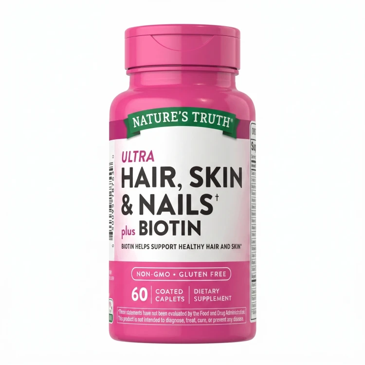 NATURE'S TRUTH Ultra Hair Skin&Nails Biotin Plus 60 Capets