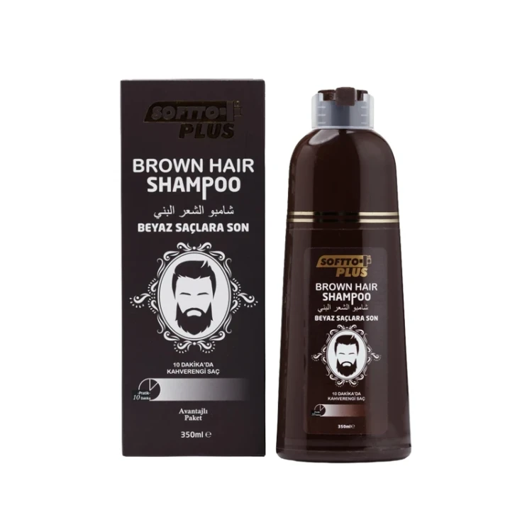 Softtoplus Brown Hair Shampoo 350ml
