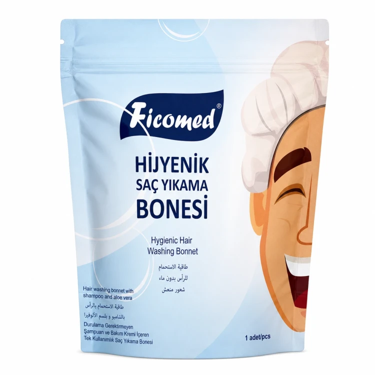 Ficomed Hair Washing Bonnet (Shampoo cap) 1adet