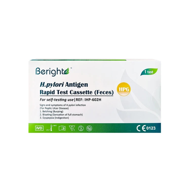 اختبار بيرايـت السريع للكشف عن جرثومة المعدة H. Pylori – اختبار واحد