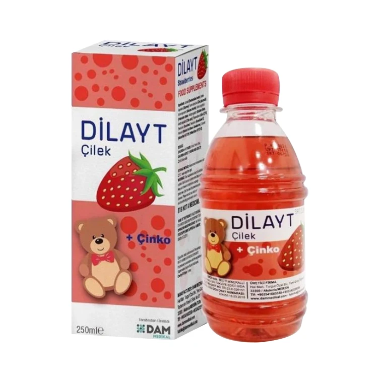 Dilayt Multi-minerals Strawberry syrup 250 ml