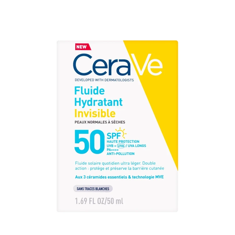 سيرافي واقي شمس سائل غير مرئي للبشرة الجافة SPF 50 - 50مل