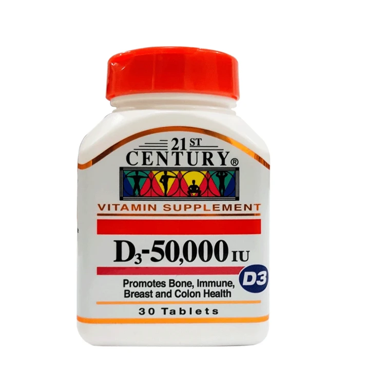 21St Century Vitamin D 50000IU 30Tablet