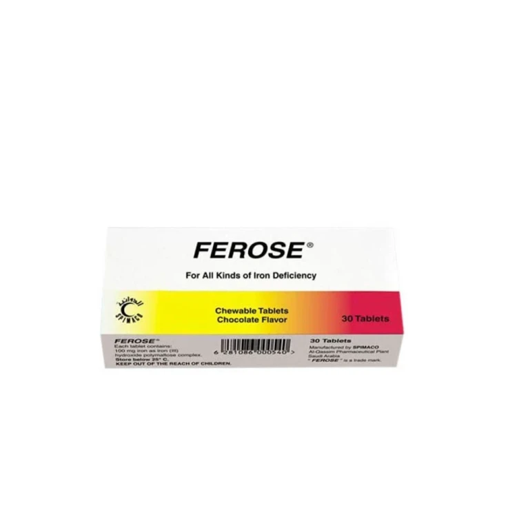 Ferose Chewable Tablet 30'S