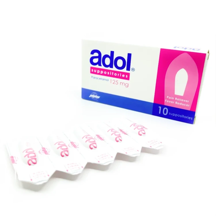 ADOL 125MG 10 SUPPOSITORIES