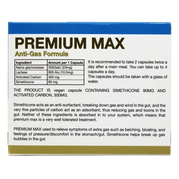 FIT 4 LIFE Premium Max Anti Gas Capsule 30'S