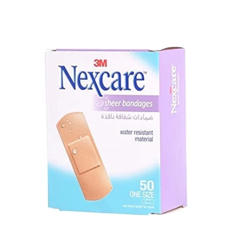 Nexcare Sheer Bandages 50's- 656-50