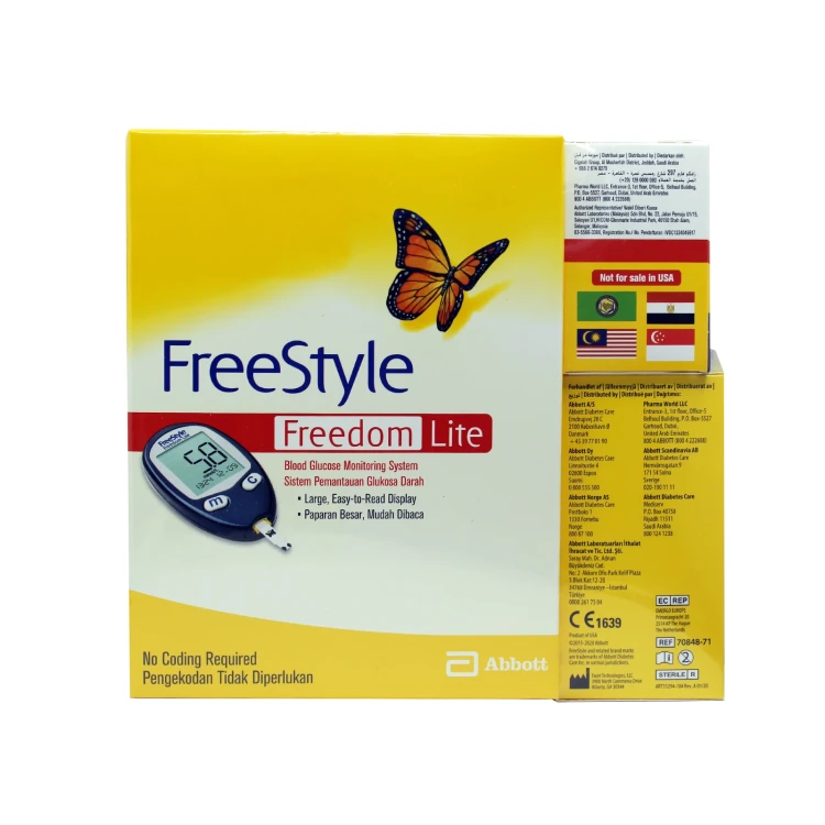 FreeStyle Freedom lite + Strips 50's + lancets 50's