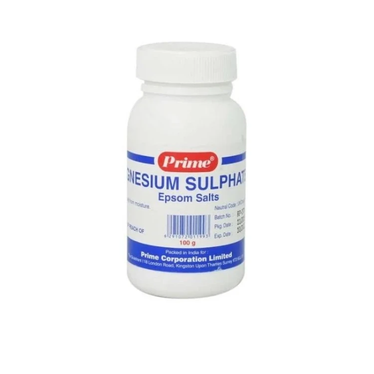 PRIME Epsom Salt Magnesium Sulphate IP 100g 0557