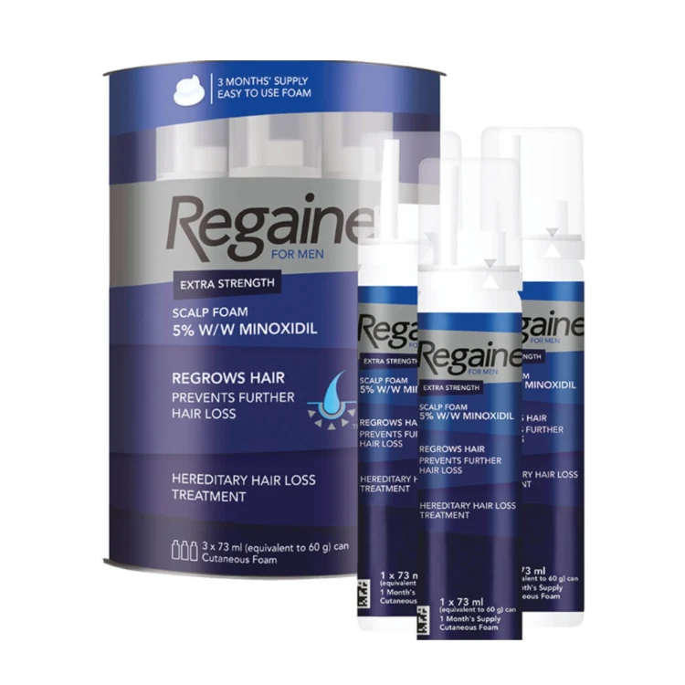 Regaine 5% Foam For Men Triple Pack