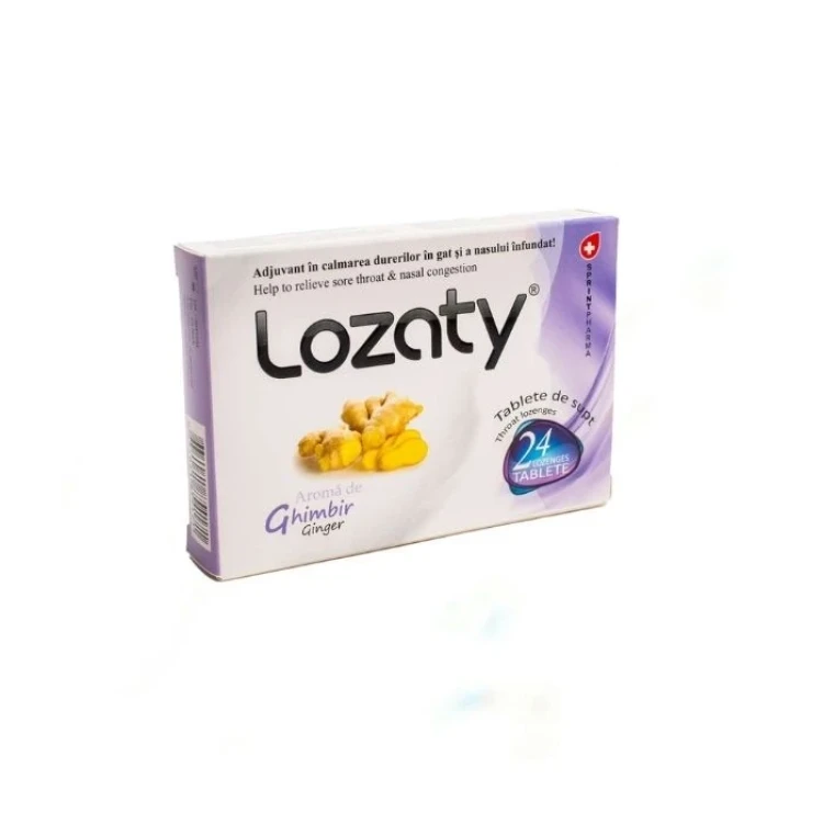 Lozaty Ginger Lozenges 24'S