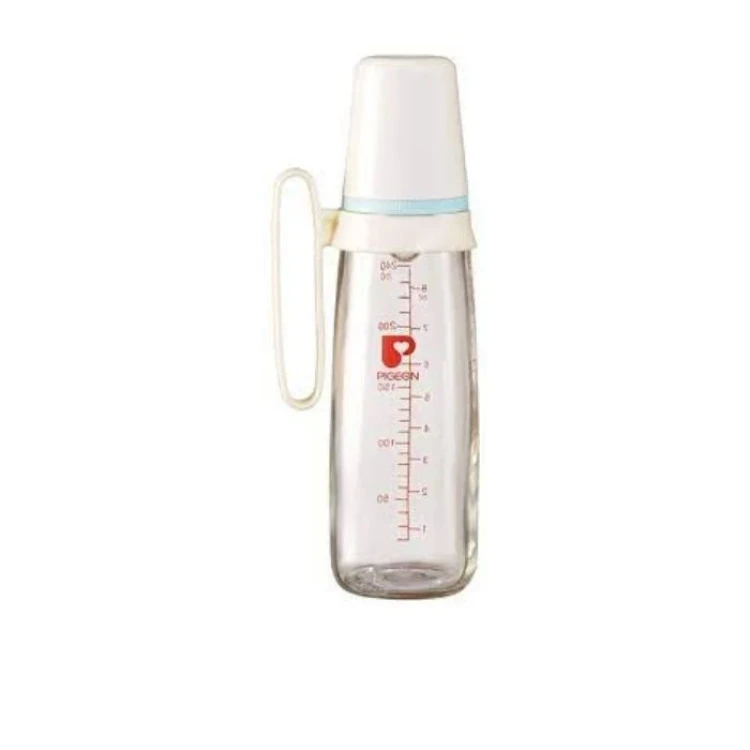 PIGEON GLASS NURSER 240ML WITH HAND