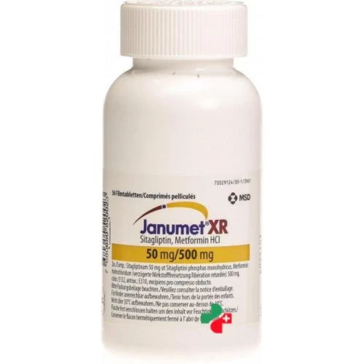 Janumet XR 50/500mg Tablet 56'S