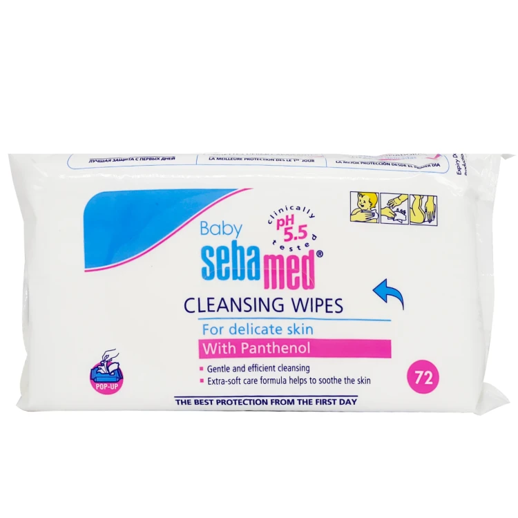 Sebamed B.Clean Wipes 72's