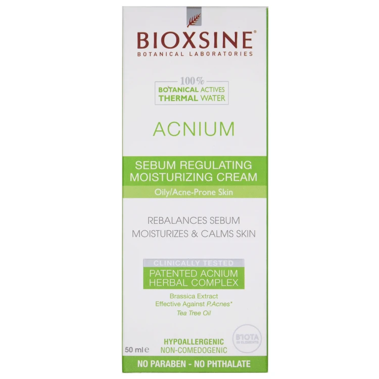 Bioxsine Acnium Sebum Regulating Moist Face Cream 50 ml