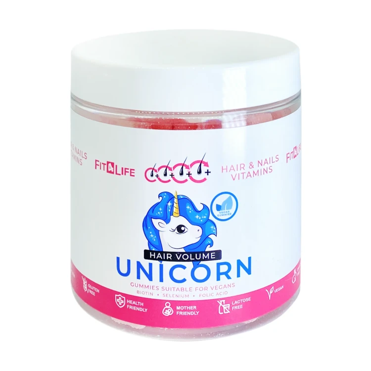 Fit 4 life Hair Volume Unicorn 300g (60 gummies)