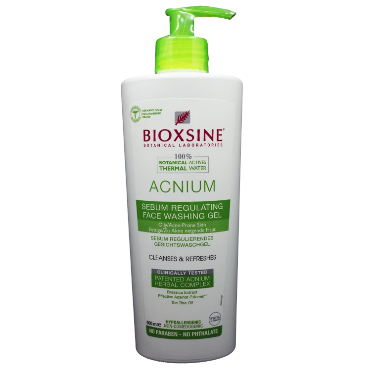 بيوكسين اكنيوم جل غسول البشرة الدهنية 500 مل