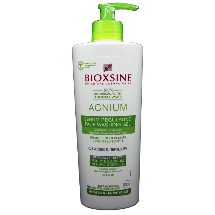 Bioxsine Acnium Clarigying Face Washing Gel 500 ml